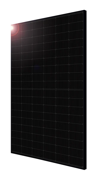 Silfab solar panel, angled view